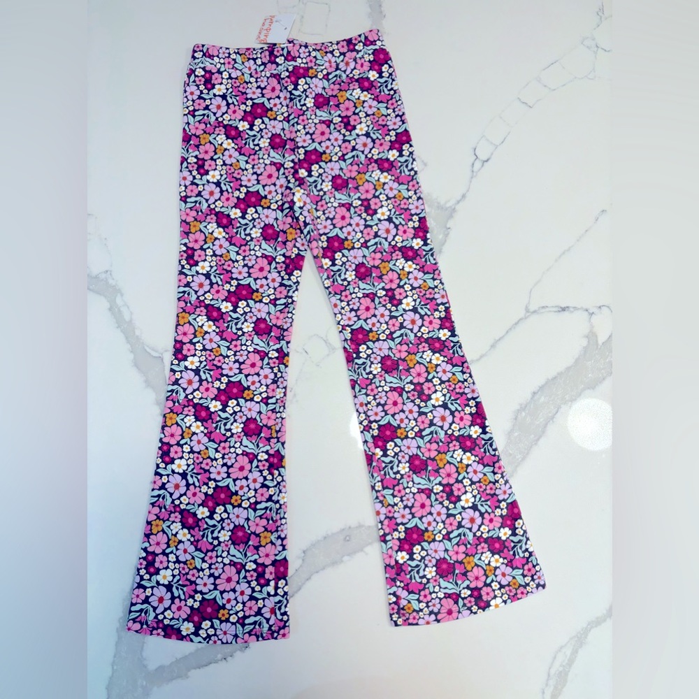 Jumping Beans Pink Floral Kids Leggings